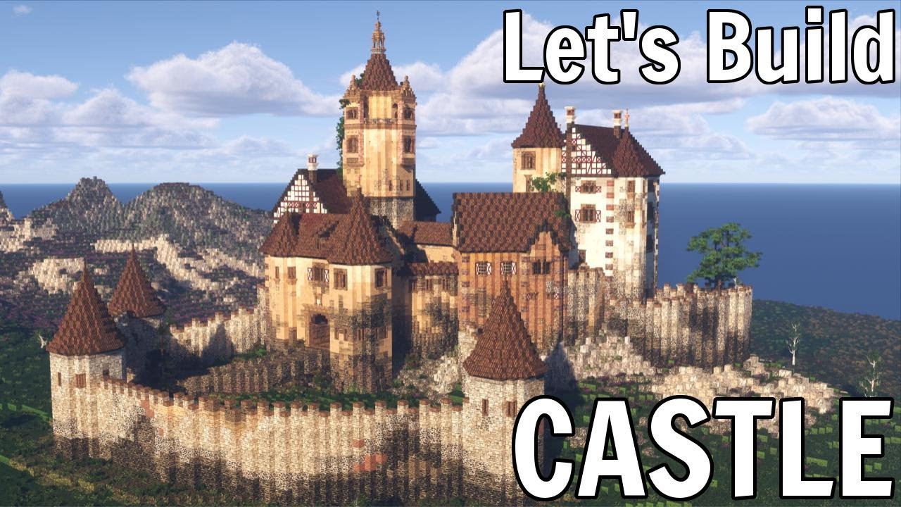 Строительство реалистичного средневекового замка в Minecraft