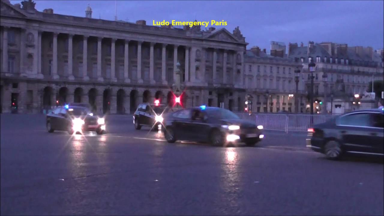 Police en urgence Paris Dont nuit 14 juillet 2016 ( Police in Paris responding