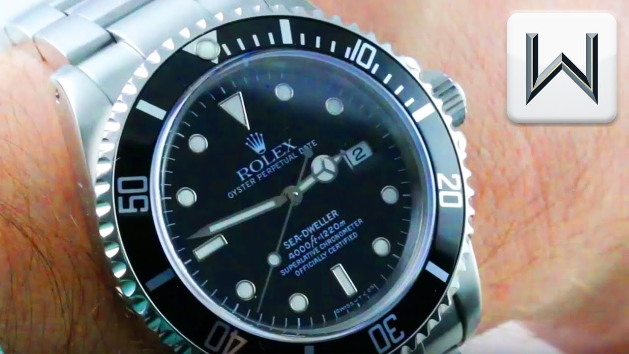 Rolex Sea Dweller 4000 (40mm Reference 16600) Luxury Watch Review