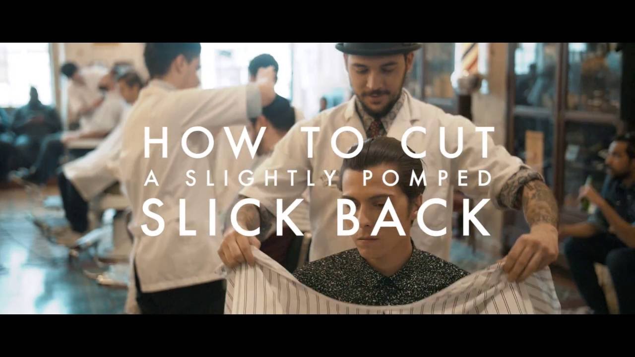 🔴 HOW TO: SLIGHTLY POMPED SLICKBACK ✖ Figaro's Barbershop Lisboa