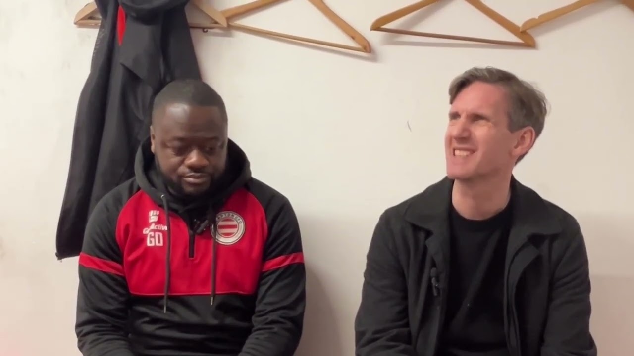 Clapton CFC vs Brimsdown post match interview ￼