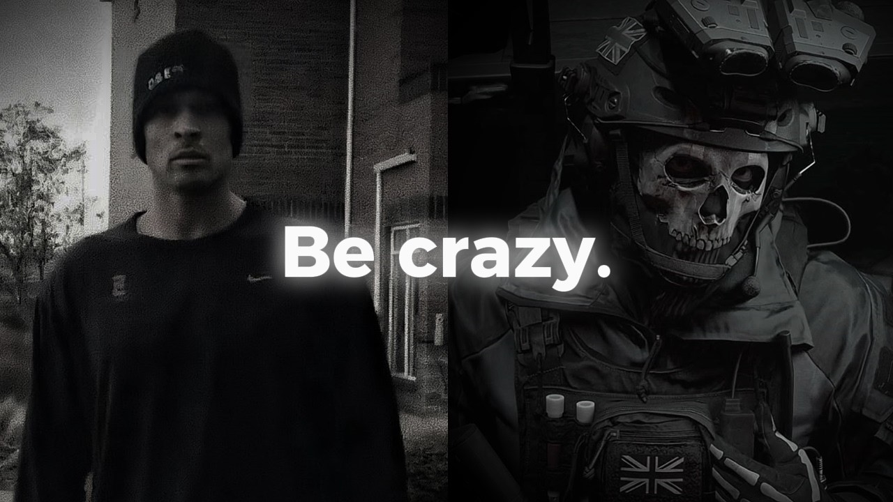 Success begins when you accept looking crazy.