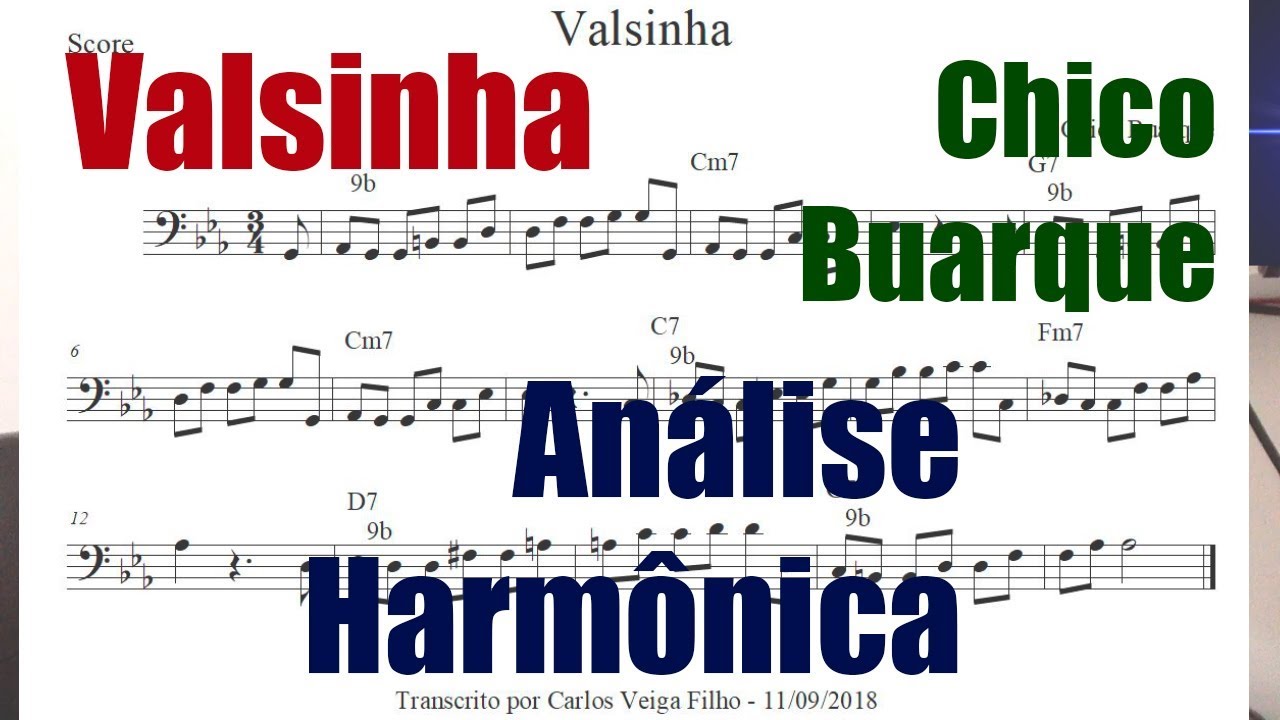 Valsinha - Chico Buarque - Análise Harmônica