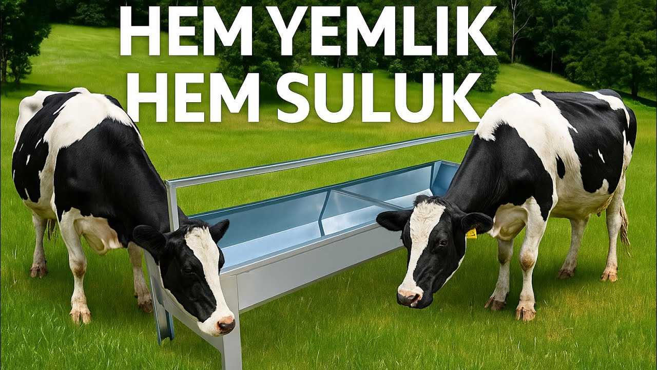 Hem Yemlik Hem Suluk! Büyükbaş Hayvanlar İçin Özel Tasarım