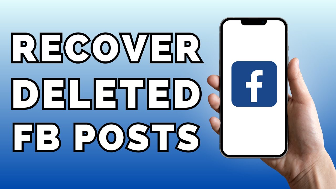 How to Get Back Deleted Facebook Photos