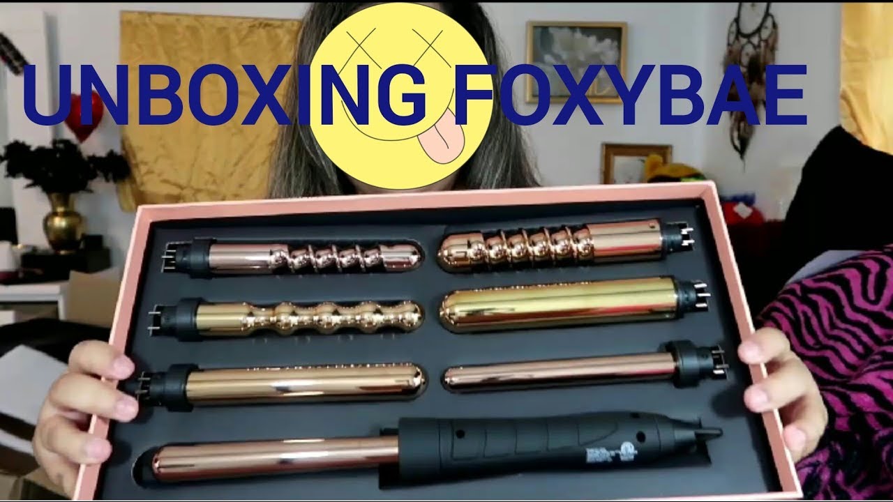 Unboxing FOXYBAE Hair Curling Irons |  7 In 1