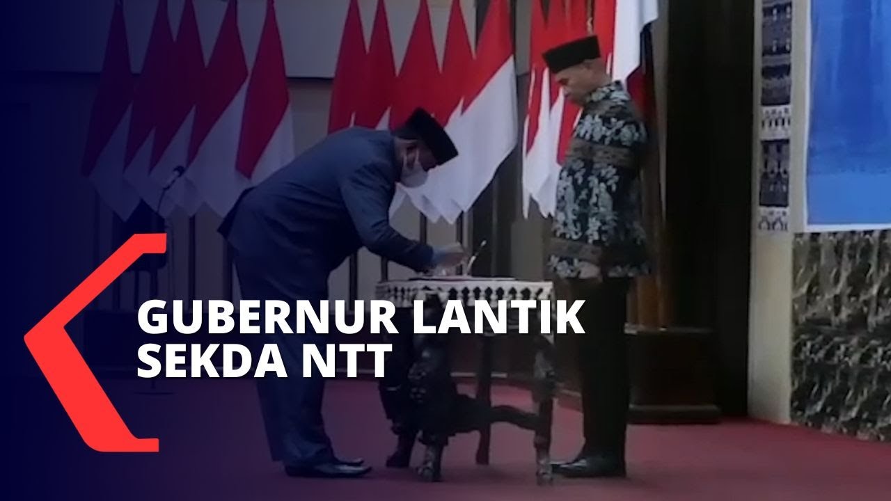 Gubernur Viktor Laiskodat Lantik Sekda NTT Terpilih