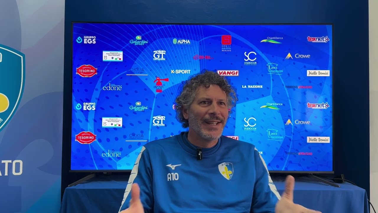 Intervista prepartita del mister Alessandro dal canto ￼
