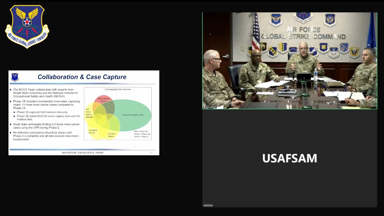 Recording: AFGSC Missile Community Cancer Study Public Town Hall - 31 October 2024
