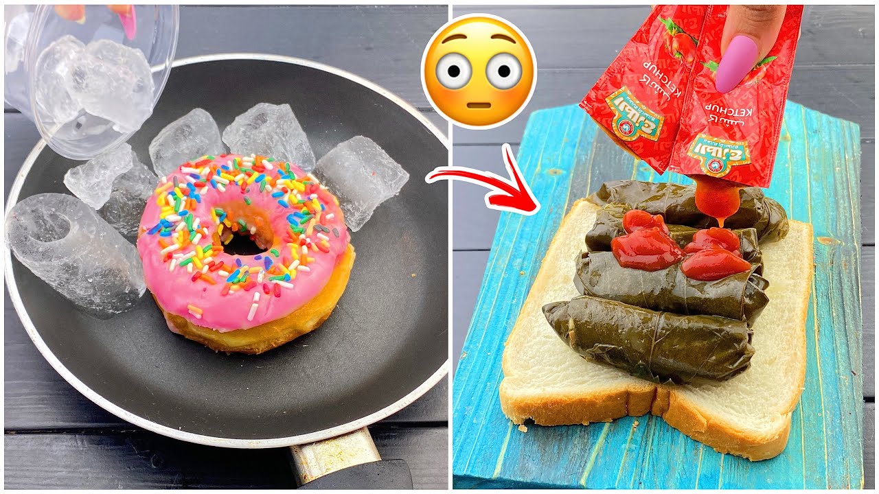 أغرب وصفات الانترنت لجوع اخر الليل 😆! توست بورق العنب 🤔!