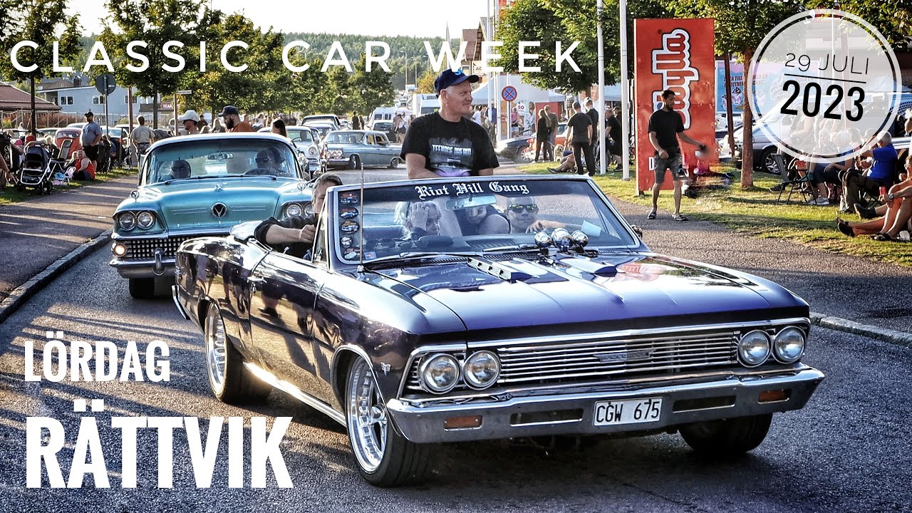 Classic Car Week lördag 29 juli 2023