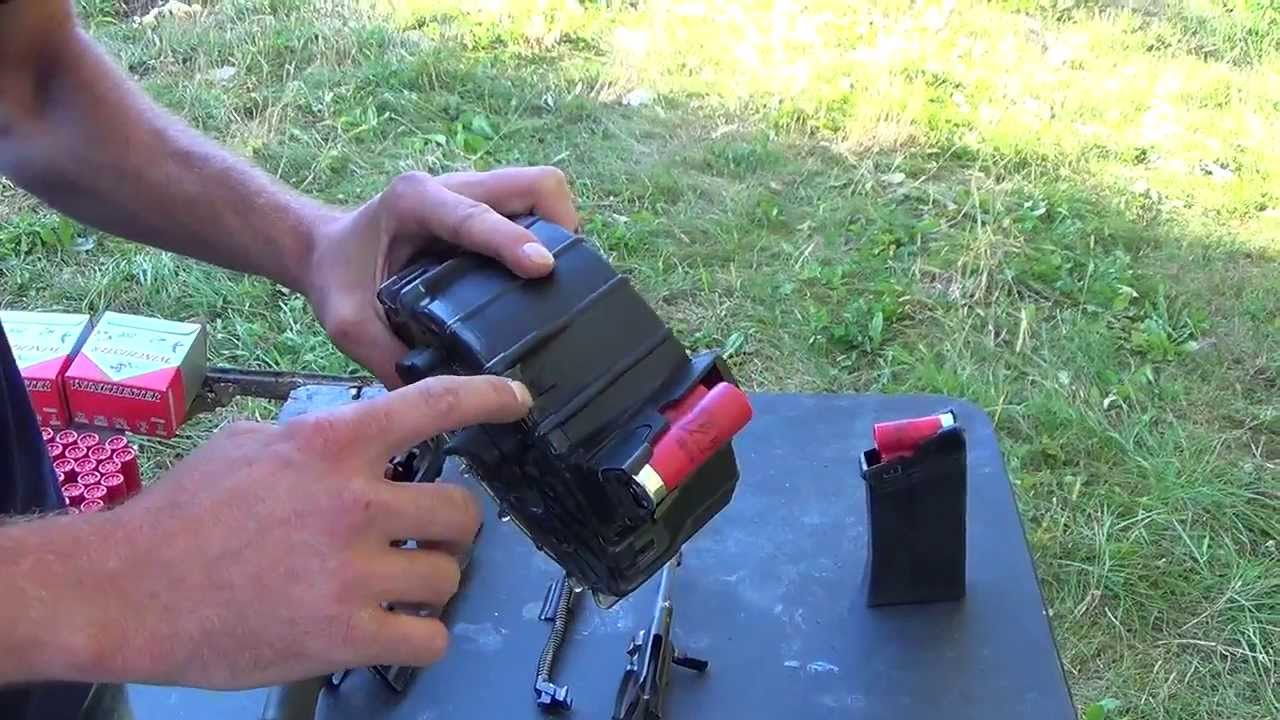 SAIGA 12  LOW BRASS CYCLING issue TEST ( the facts) 20 ROUND DRUM!!