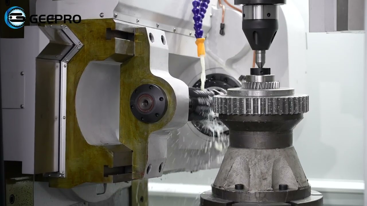 GEEPRO Machinery-- G800 vertical gear hobbing/cutting machine #cnc #hobbing #machine