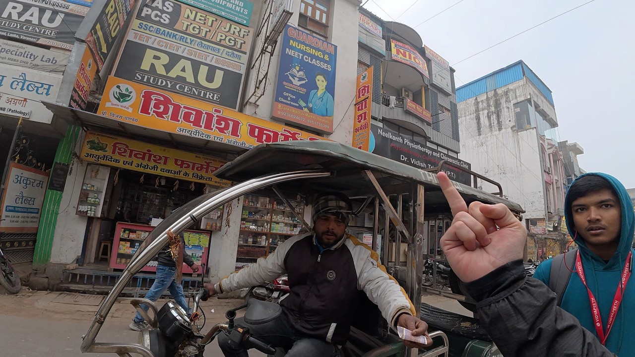 Scammed and Attacked in India by Rickshaw Driver! ⚠️ (Varanasi, India) 🇮🇳