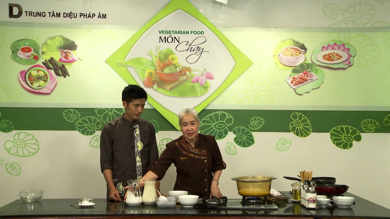 Món chay 33 - Chè đậu xanh bột bán nước dừa