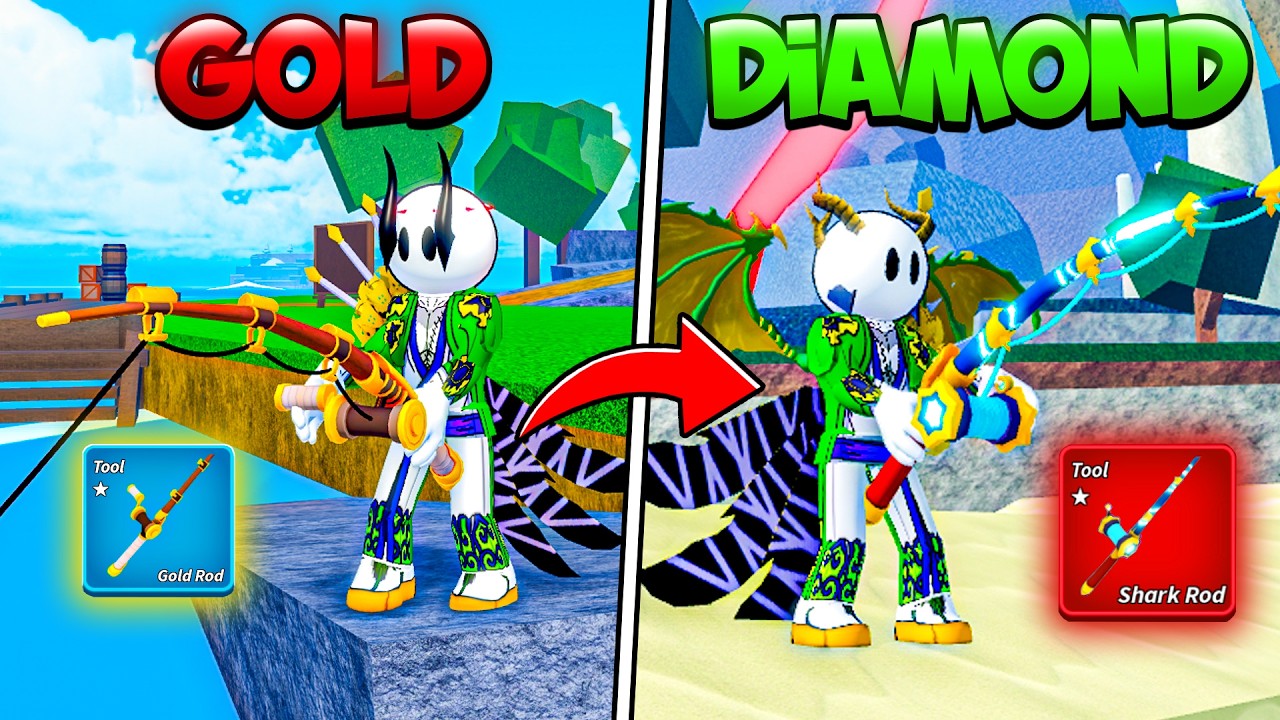 Obtenir toutes les CANNES A PECHE dans Blox Fruits !