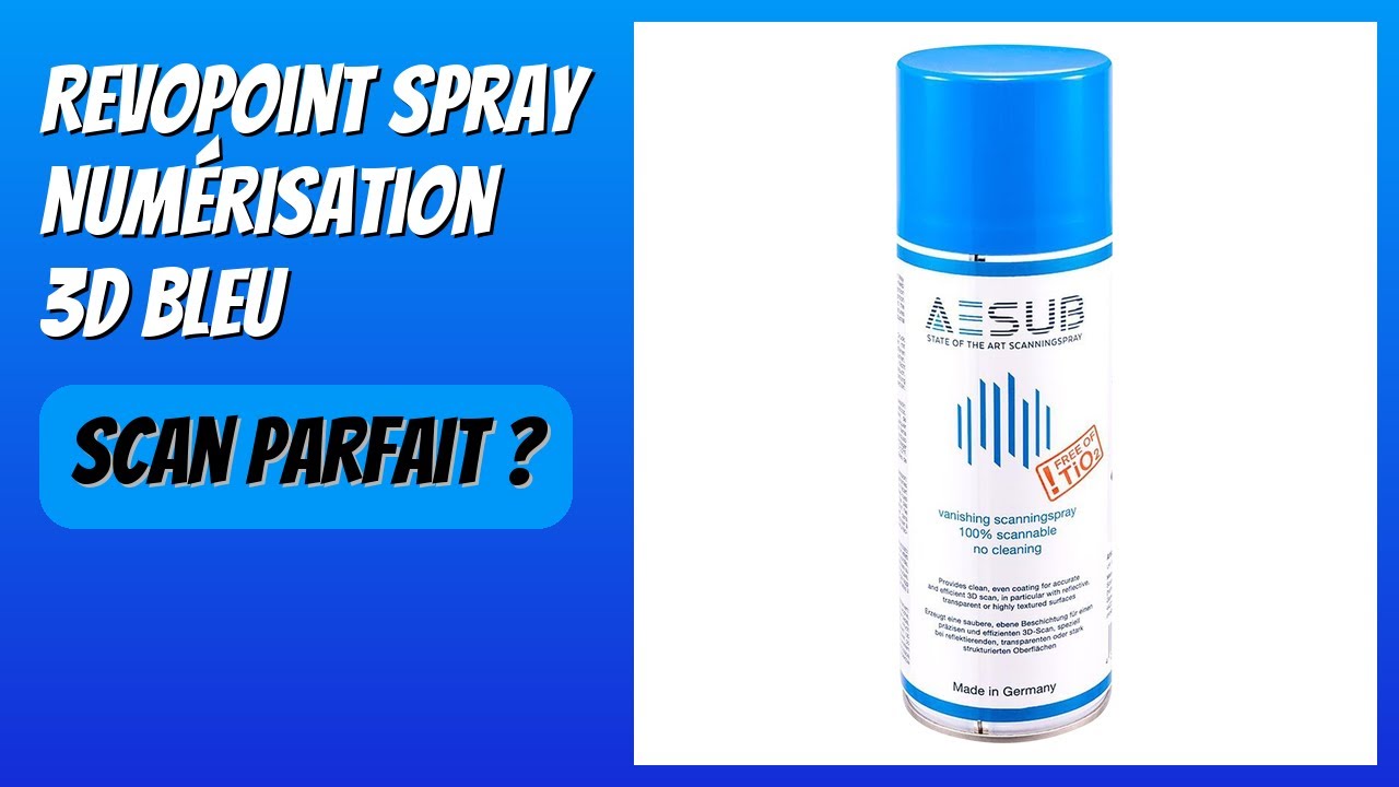 AVIS (2026) : Revopoint Spray Numérisation 3D Bleu. DÉTAILS