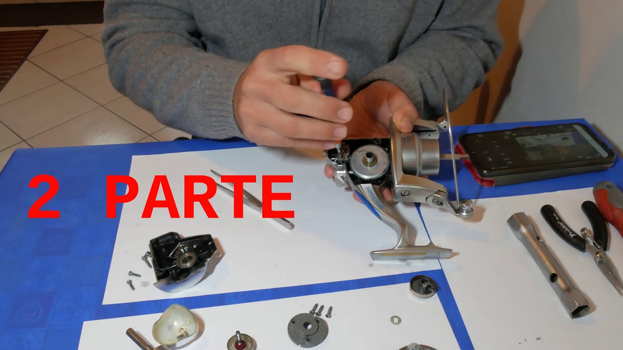 COME SMONTARE E RIMONTARE UN Mulinello Surfcasting   Tica?  no problem, segui il tutorial, parte 2