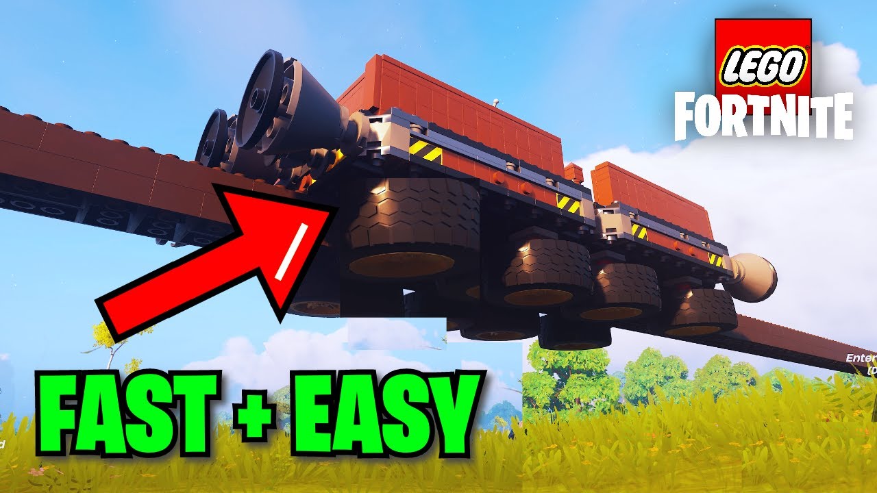Как построить лучшую железнодорожную систему в LEGO Fortnite