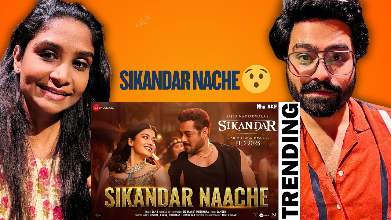 Sikandar Naache Reaction | Sikandar | Salman Khan & Rashmika M | JAM8, Amit M, AKASA, Siddhaant M