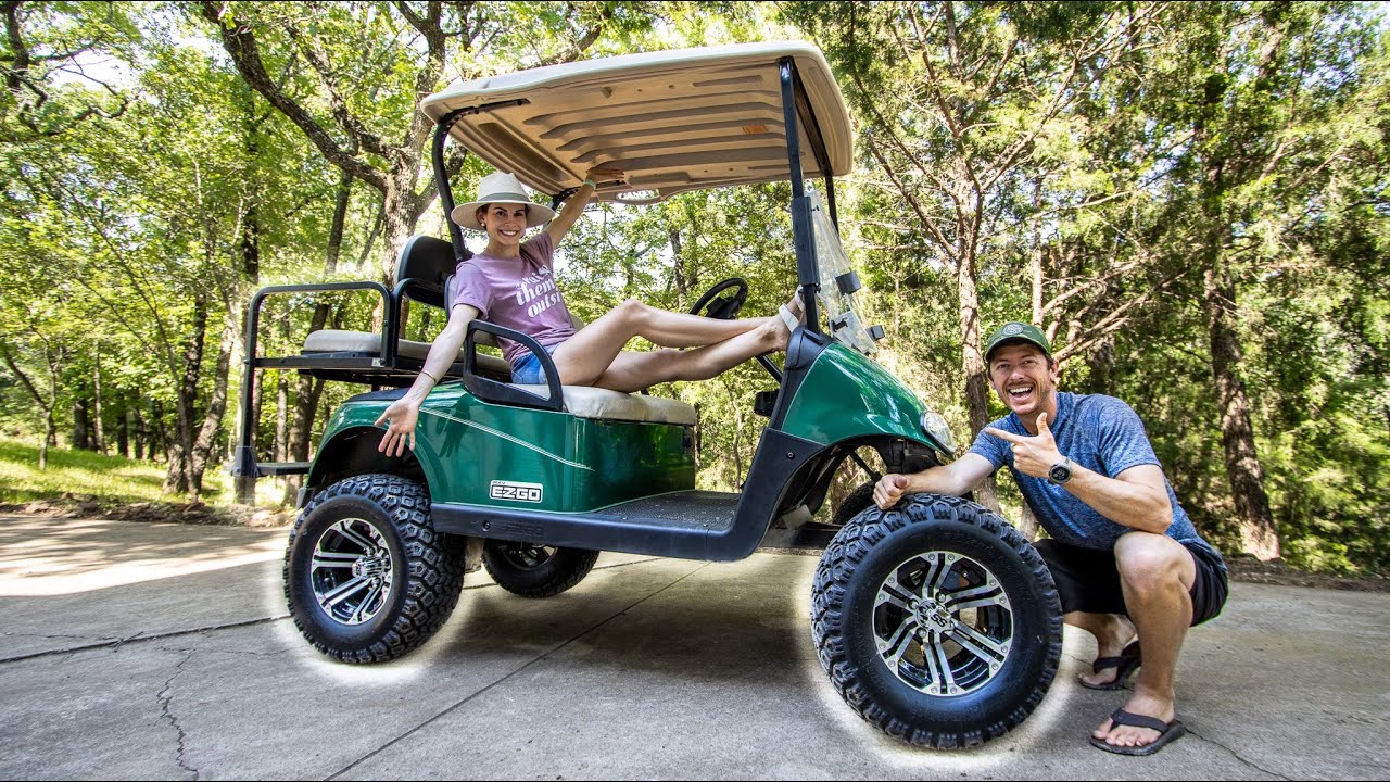 We Bought A New Golf Cart (FIRST TOUR RIDE)