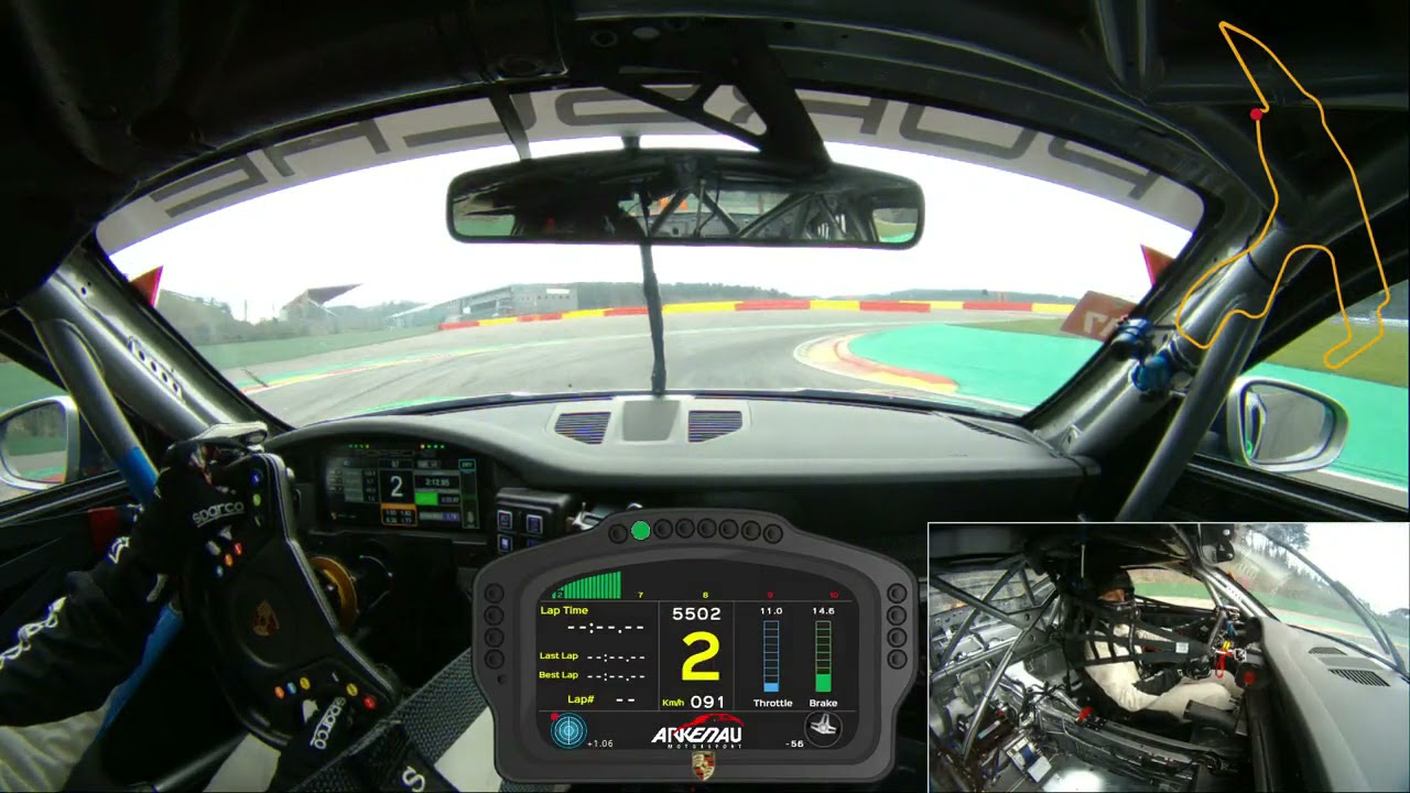 Porsche 992 Cup Onboard - Spa Francochamps