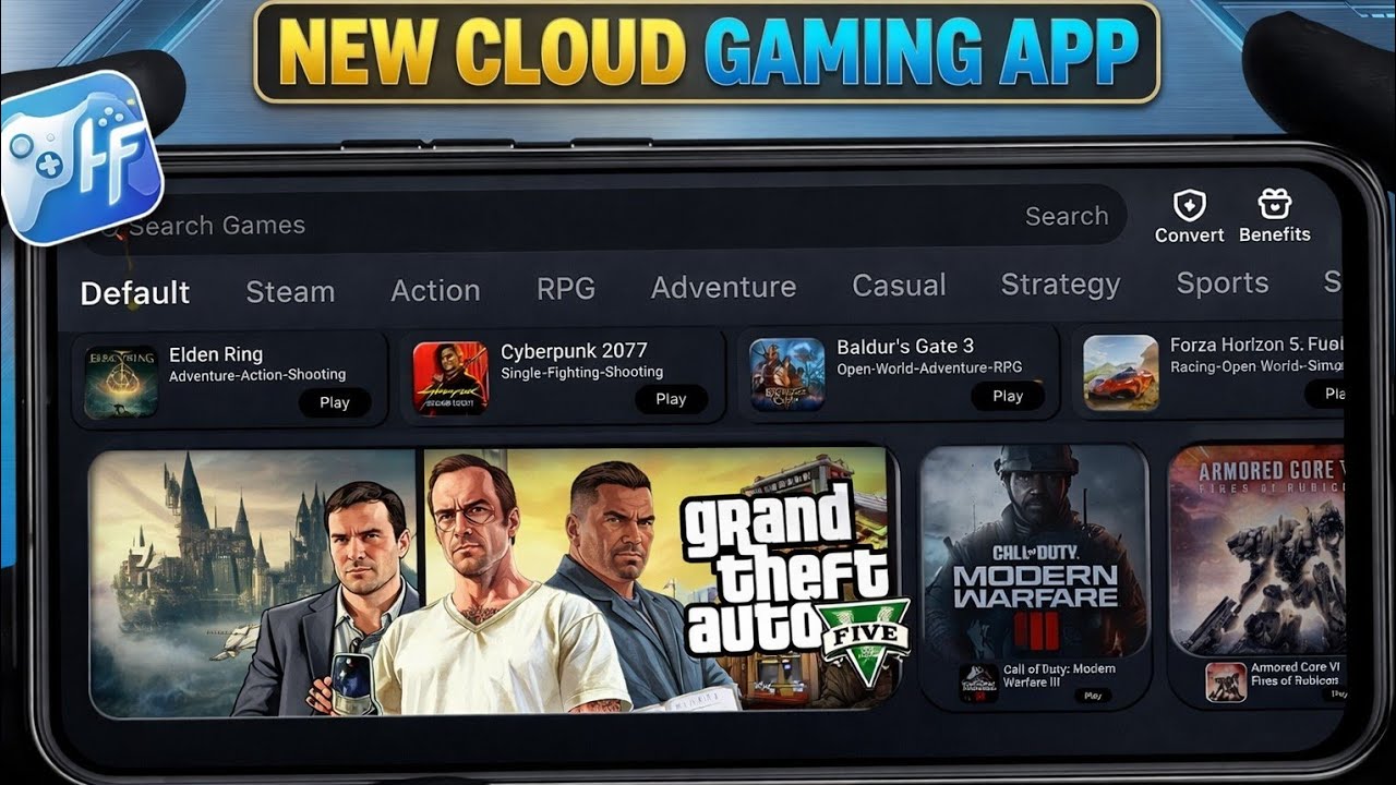 Hyfun Cloud Gaming App Review 🔥 | Play PC Games on Android Without Download