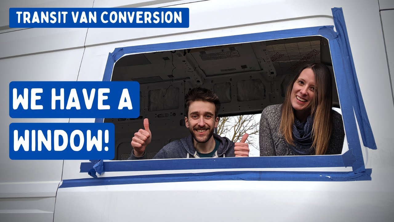 We Have a Window Installed! (And a Tiny Leak...) | Transit Van Conversion E09