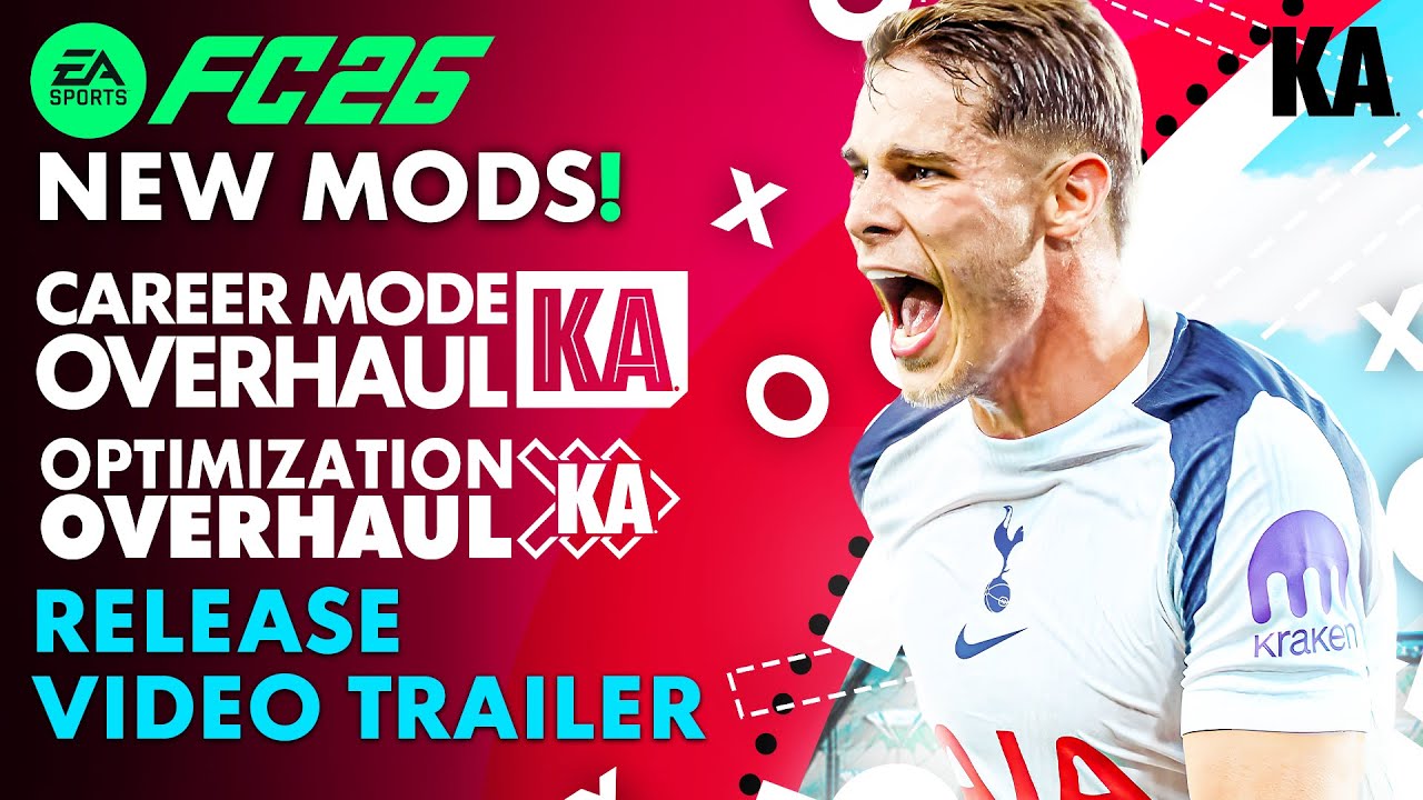 FC26 NEW MODS! KIARIKA Career & Optimization Mods | Showcase Trailer | Fc26 Mods