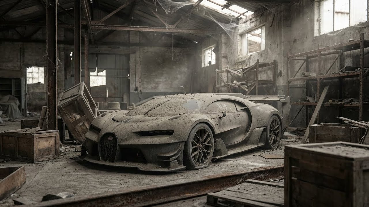 ASMR Car Restoration: Full Restoration of a Bugatti Vision Gran Turismo from Total Disrepair to New