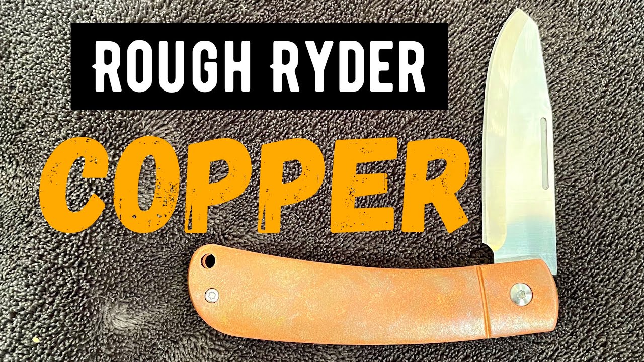 Rough Ryder Apta Copper Pocket Knife RR2314