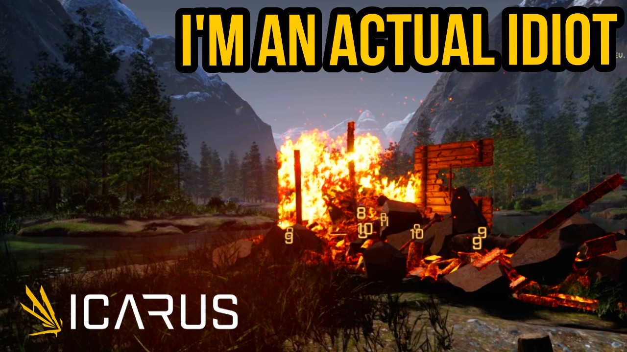 How NOT to build your first base in Icarus.