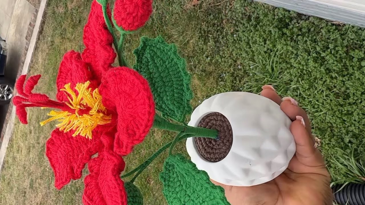 Tutorial!! paso a paso, flor Hibiscos (parte 2)￼