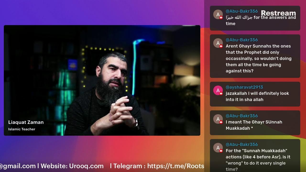 Livestream QnA 17/1/26