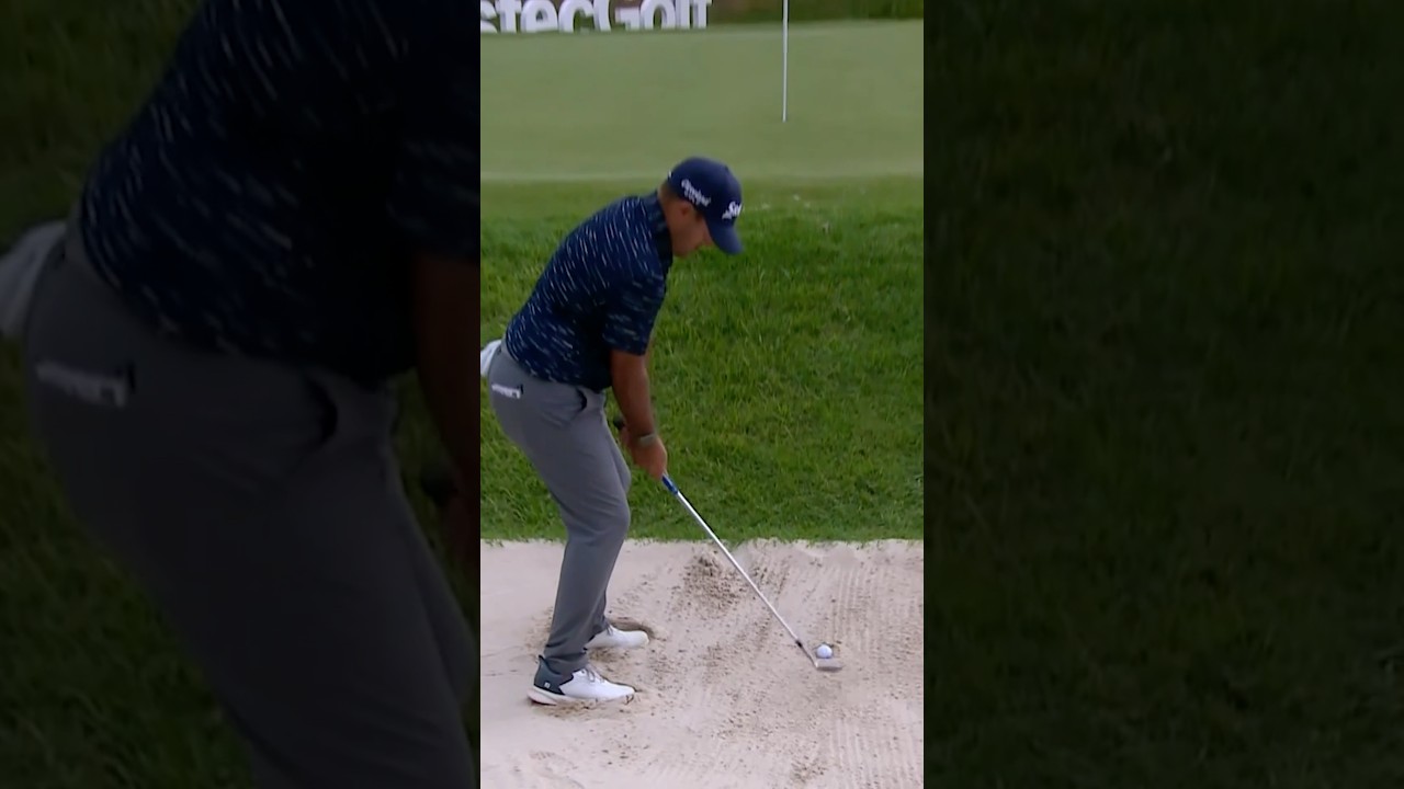 Terrible chip. GREAT bogey save 💪