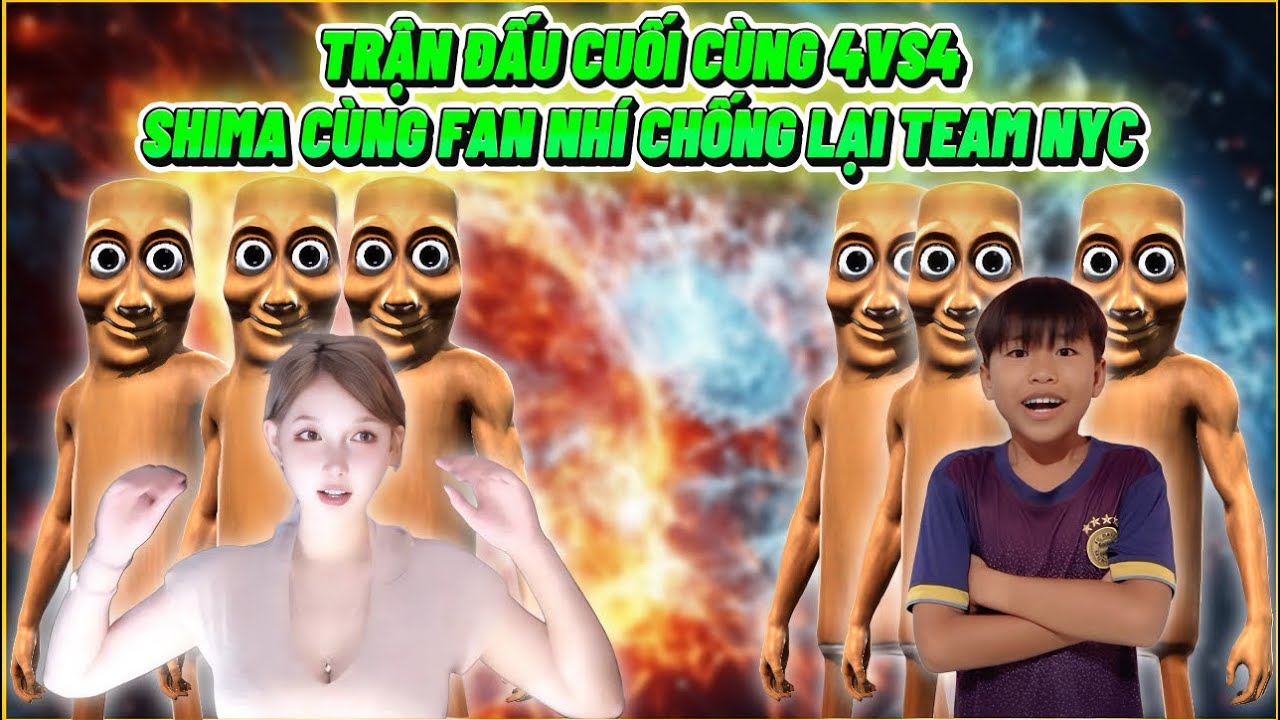 Trận Đấu Cuối Cùng 4VS4 Shima Cùng Fan Nhí Chống Lại Team NYC, Bé Lâm Liệu Có Nghỉ Free Fire ???