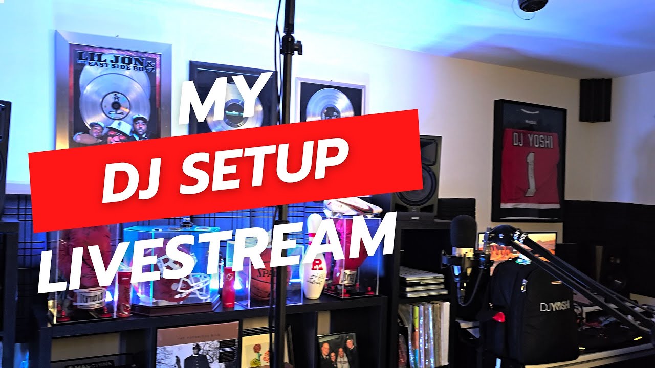 Моя студия для прямых трансляций диджеев на Twitch, распаковки/тестирования продуктов и создания ...