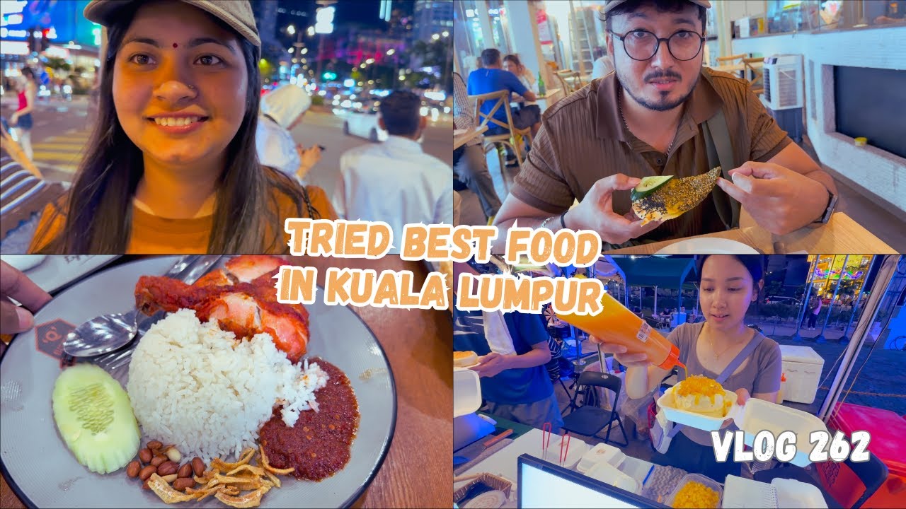 ПОПРОБОВАЛИ ЛУЧШУЮ ЕДУ В КУАЛА-ЛУМПУРЕ | БУКИТ БИНТАНГ 🇲🇾✨