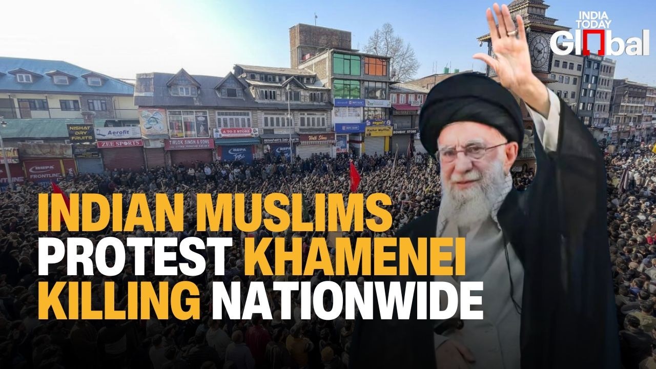 Indian Muslims in Kashmir, Lucknow Protest Ayatollah Khamenei's Killing in U.S.-Israel Strikes