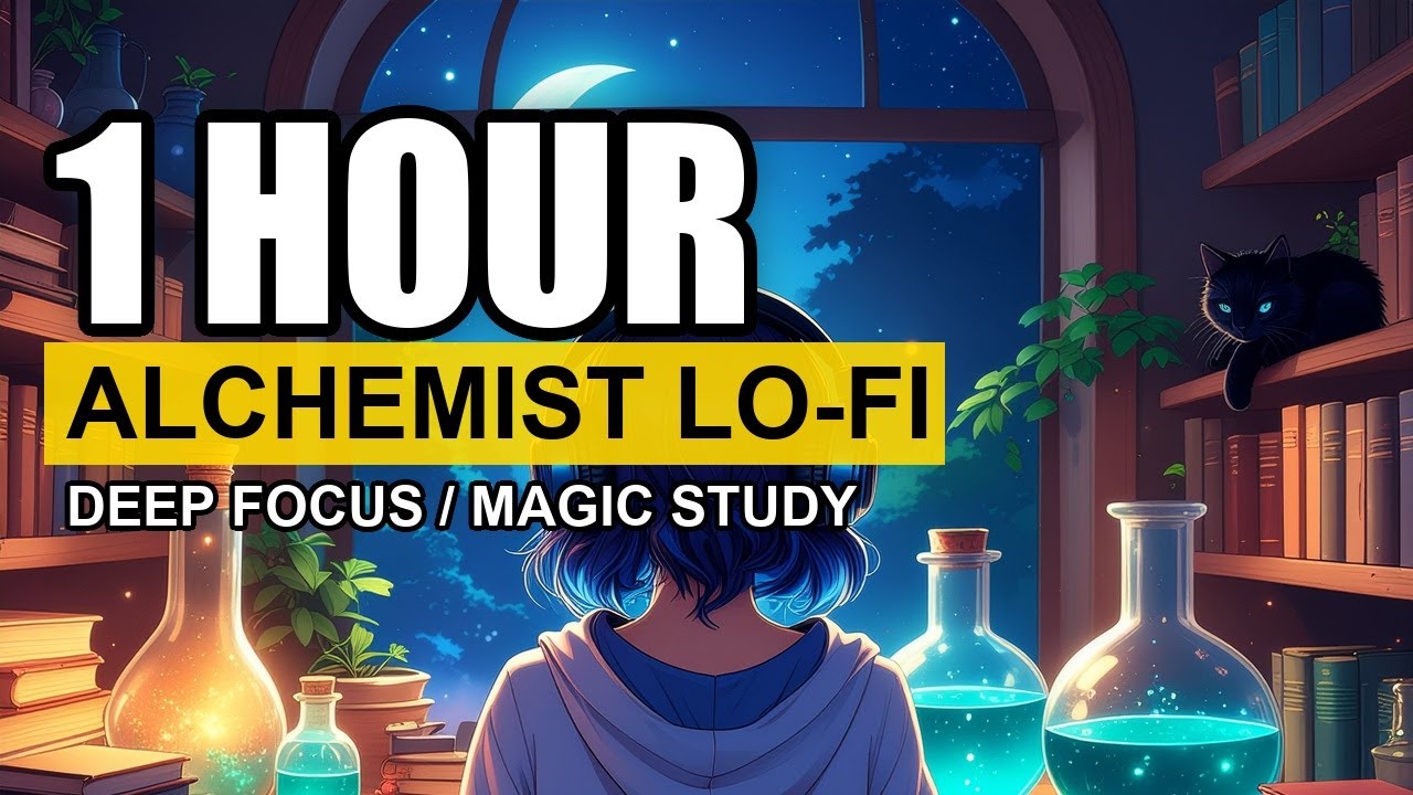 [1 HOUR] Alchemist's Hidden Attic 🧪 Fantasy Lofi for Deep Focus & Study