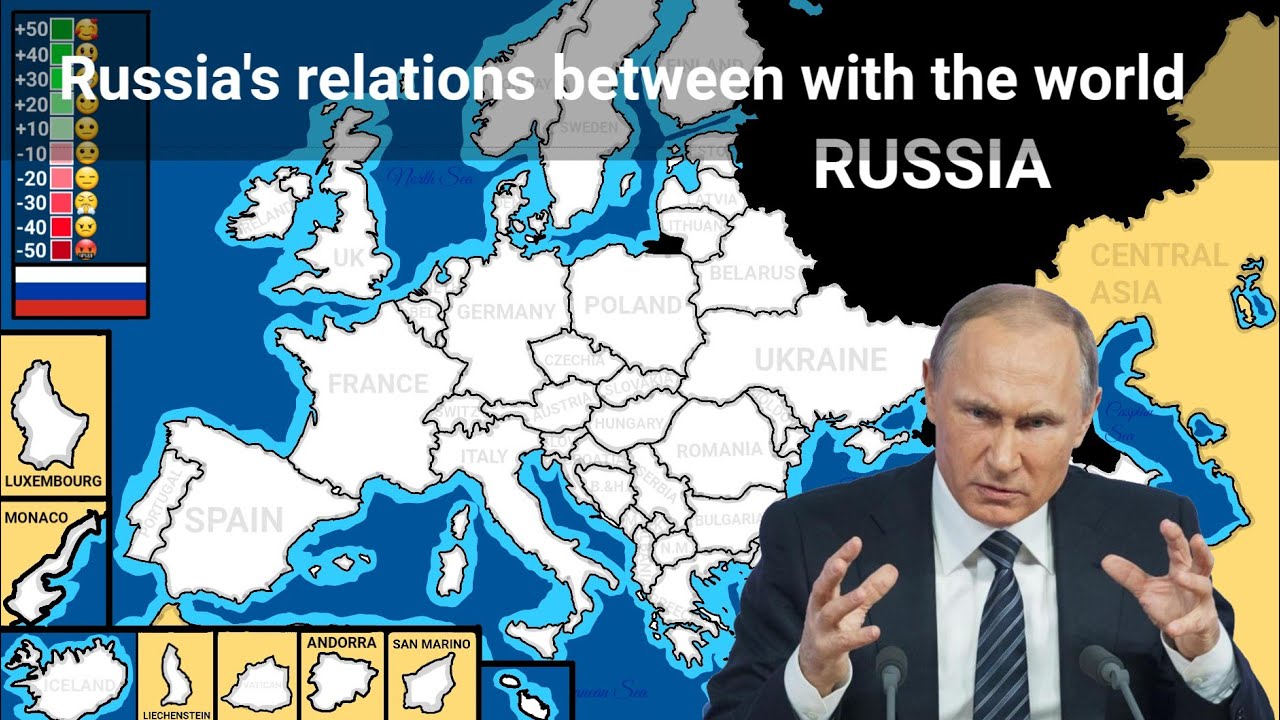 Relations between Russia 🇷🇺 and other countries of the world (Outdated)