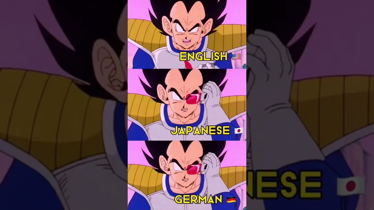 It's Over 9000 In Different Languages - English VS Japanese vs German - Dragon Ball
