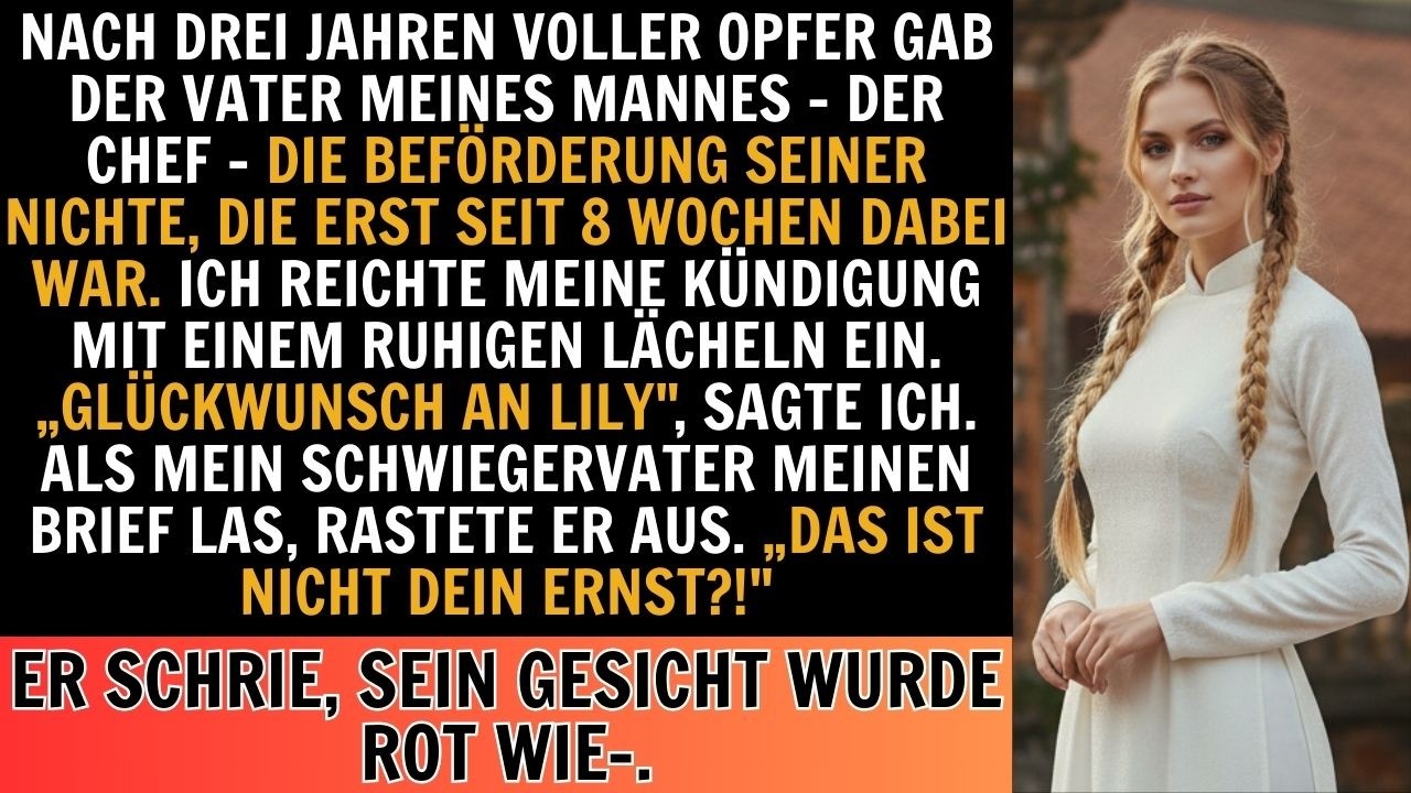 Er lachte, als ich kündigte… bis er meinen Brief las. Was darin stand, ließ ihm das Lachen vergehen.