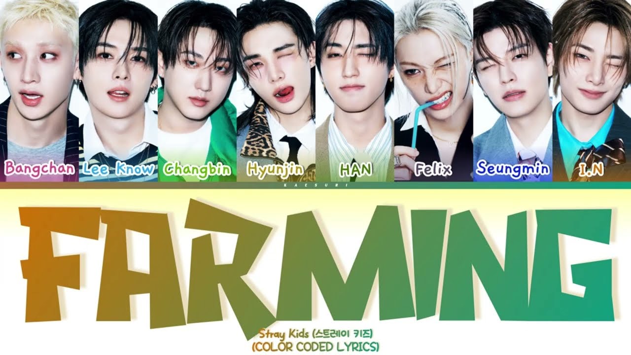 Stray Kids (스트레이 키즈) 'FARMING' (Color Coded Lyrics) | Kaesuri