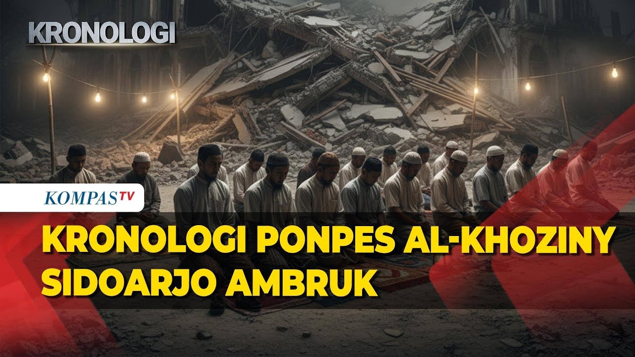 Kronologi Ponpes Al-Khoziny Sidoarjo Ambruk hingga Momen Evakuasi Korban Tertimbun Reruntuhan