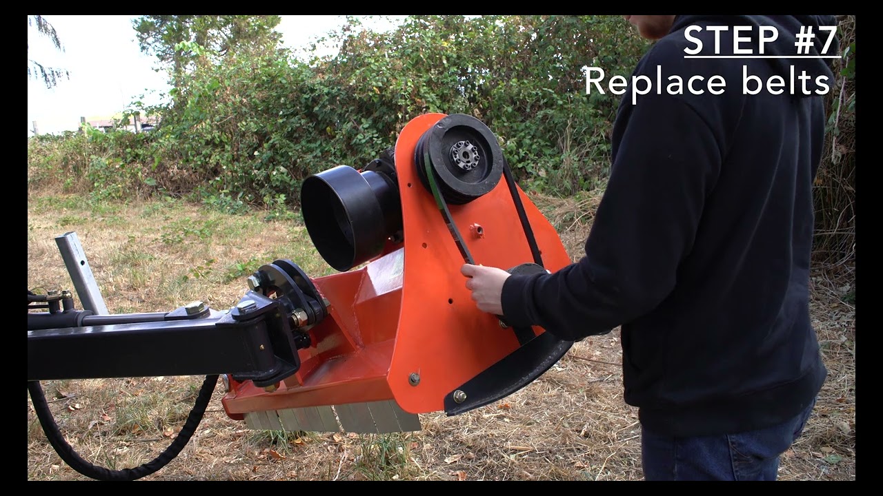 Betstco - Farmer Helper AGL Ditch Bank Mower - Belt Change
