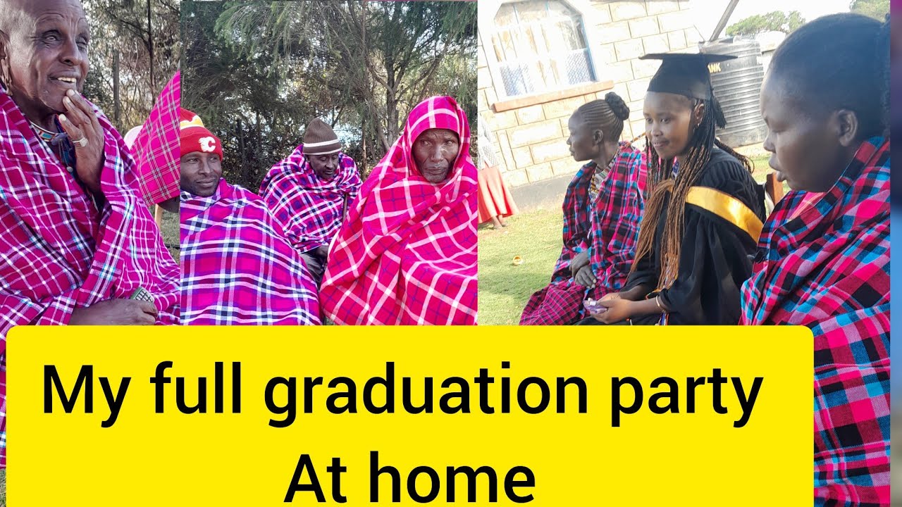 MY GRADUATION PARTY AT HOME