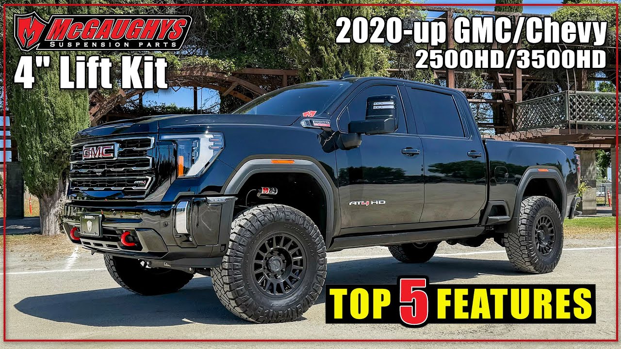 ⚡️5 ГЛАВНЫХ ОСОБЕННОСТЕЙ — 4-дюймовые грузовики McGaughys GM/Chevy HD Trucks 2020+