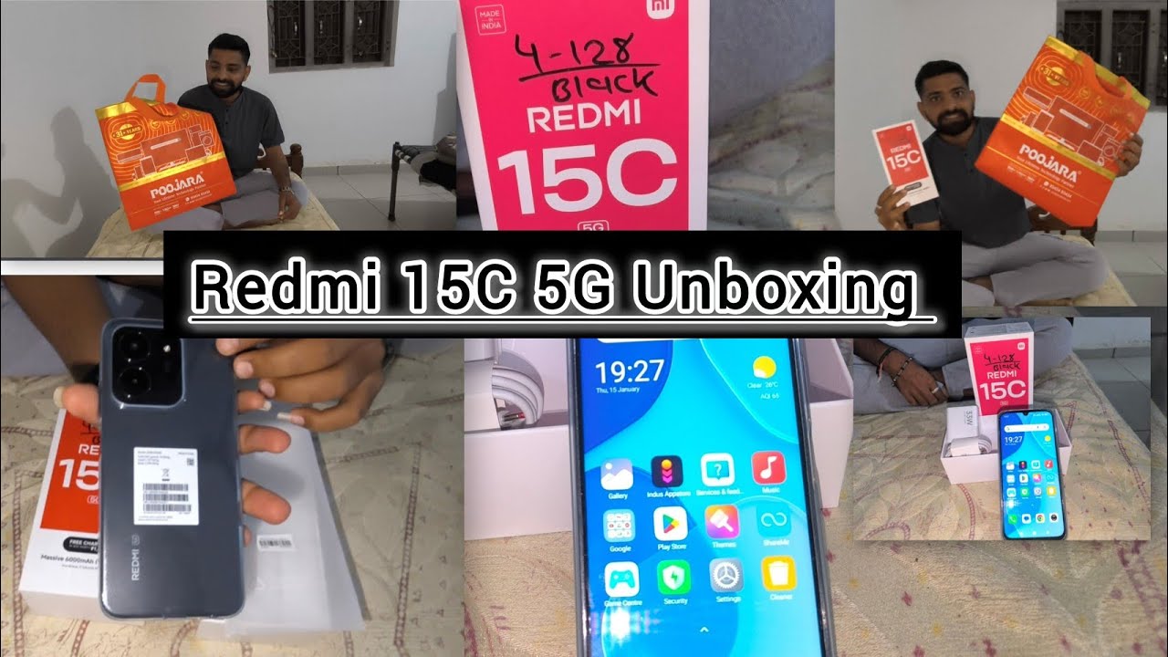 Redmi દ્વારા રિલીઝ થયેલ ધમાકેદાર નવો 5G ફોન આવી ગયો છે| redmi 15C 5G Unboxing and review