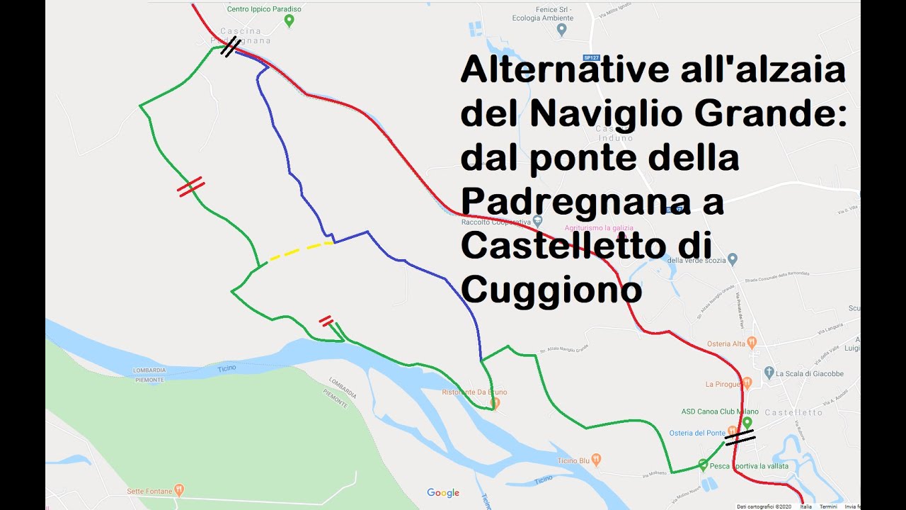 Percorsi alternativi al Naviglio Grande: dalla Padregnana a Castelletto di Cuggiono